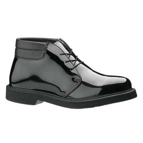 Bates Sentinel Men's  US Size 11.5d High Gloss Chukka Boots E00053 New NIB - Picture 1 of 11
